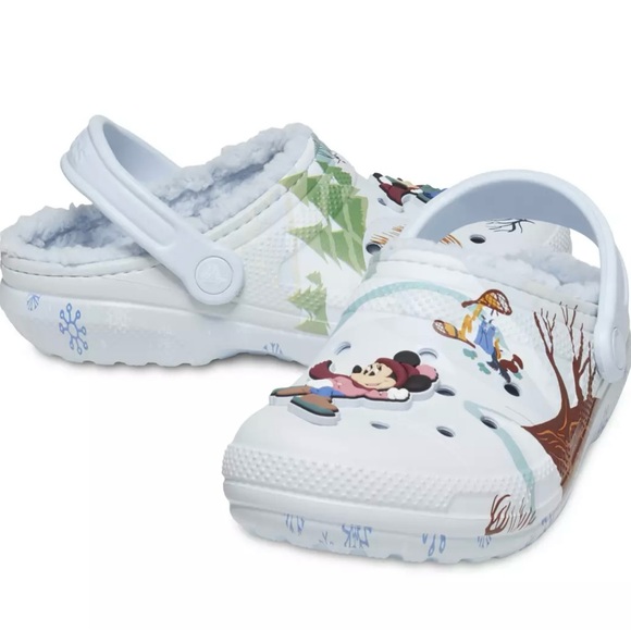 NEW Disney Mickey Mouse and Friends Christmas Holiday Homestead Collection Crocs - Picture 2 of 9